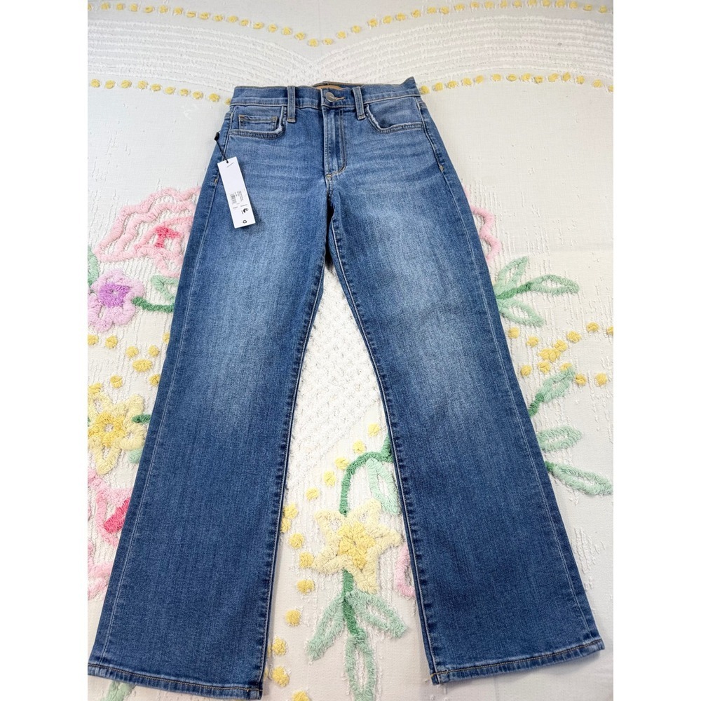 Joe's Jeans The Callie Bootcut Optimist Medium Wash Cropped Jeans Size 24‎